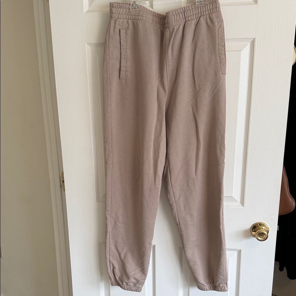 Calvin Klein Taupe Jogger Sweatpants